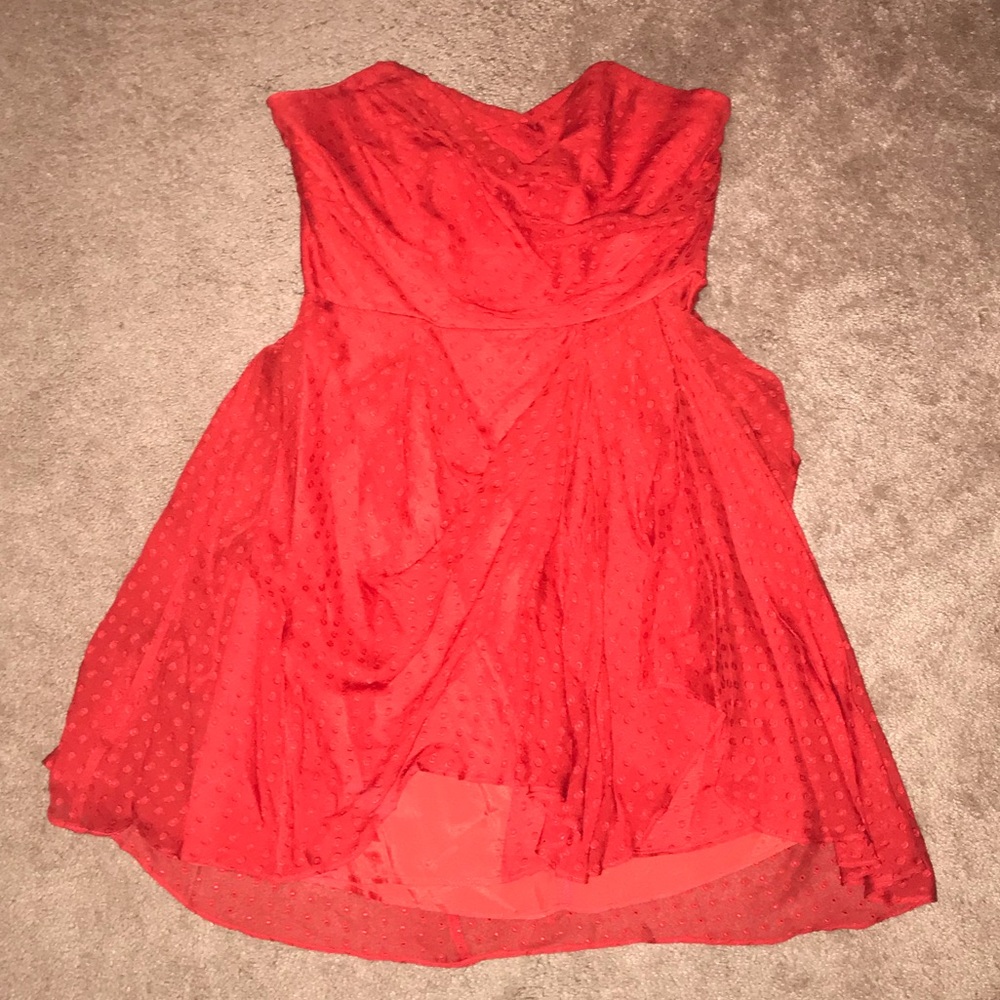 Shoshanna Silk Strapless Mini Cocktail Dress 6